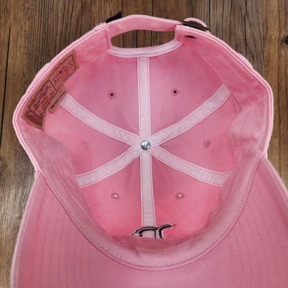 VTG Boston Red Sox Twins Enterprise Strapback Hat Cap Pink Classic MLB Baseball - Picture 9 of 11